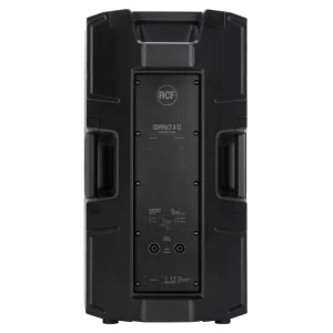 RCF Compact A 12 12 Inch Two Way Professional Speaker Rear View RCF Compact A 12 12-Inch Two-Way Professional Speaker Rear View
